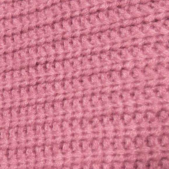 Pink lily Lilac purple knit sweater - Picture 4 of 6